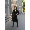 Жіноче кашемірове пальто реглан  Чорний S-M