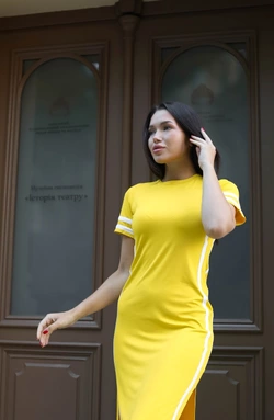 Жіноча спортивна сукня Жовтий р.1