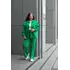 Жіночий спортивний костюм на флісі 50-56  Зелений 50